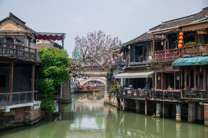 città sull'acqua Cina città sull'acqua Cina