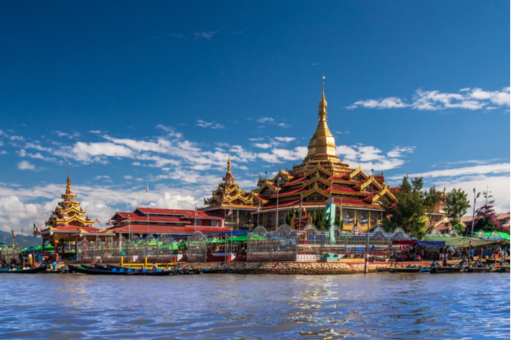 lago Inle in Birmania